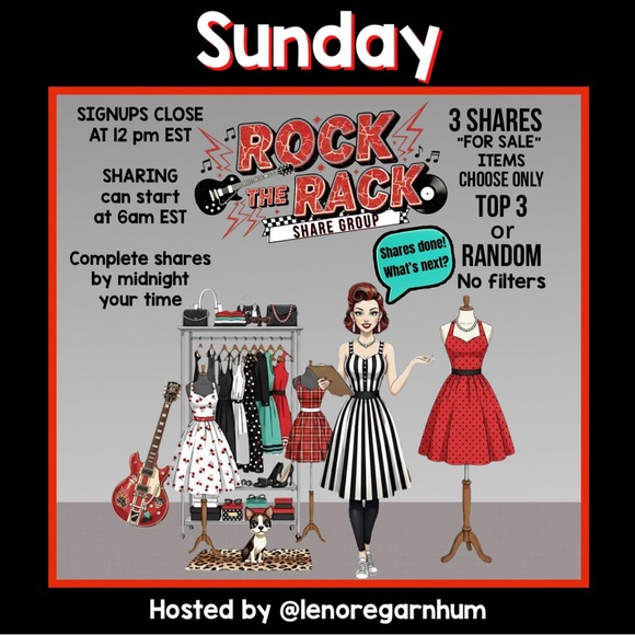 CLOSED Sunday, March 8, Rock the Rack share group - Picture 3 of 13